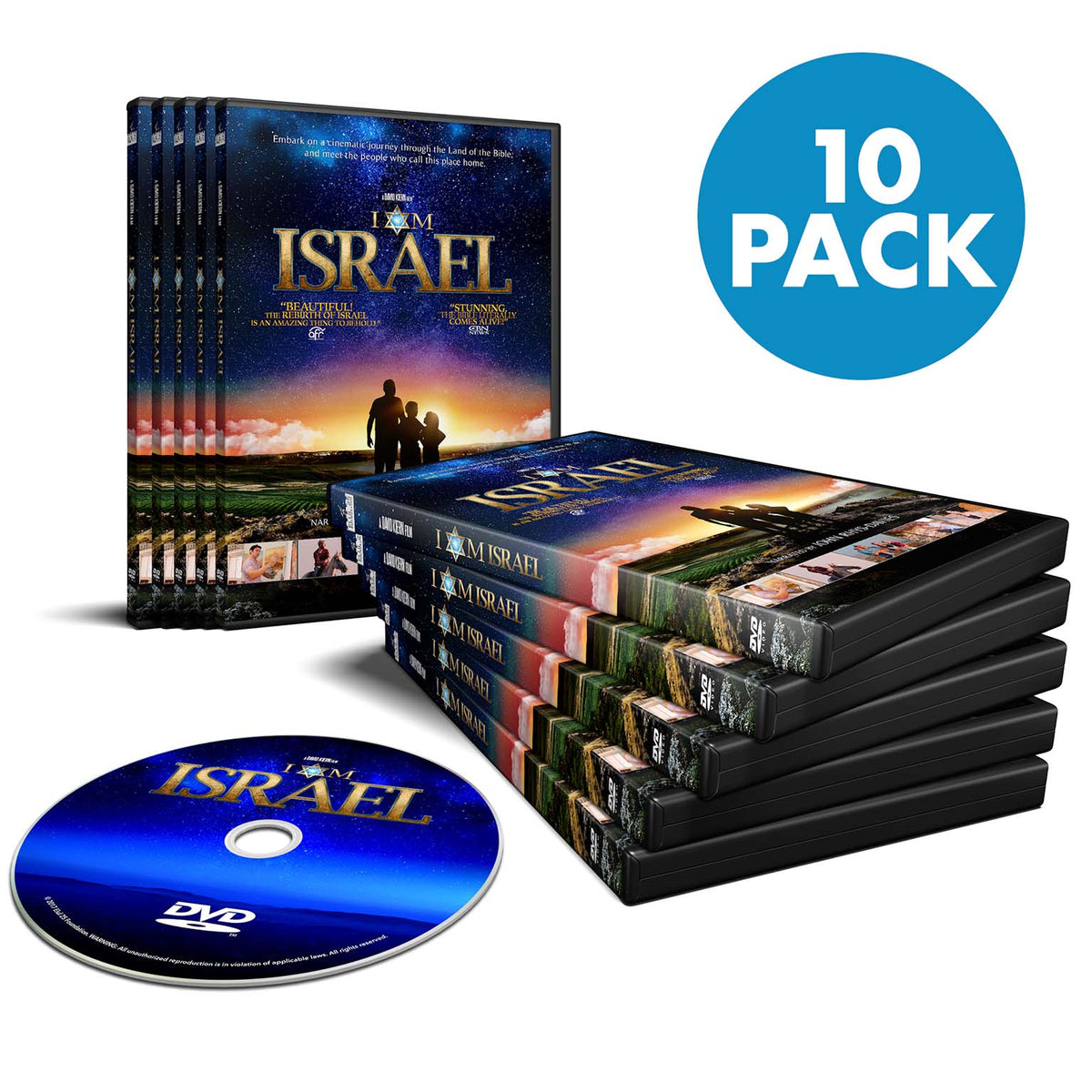 I AM ISRAEL Movie Bundle - 10 DVDs (40% OFF!)