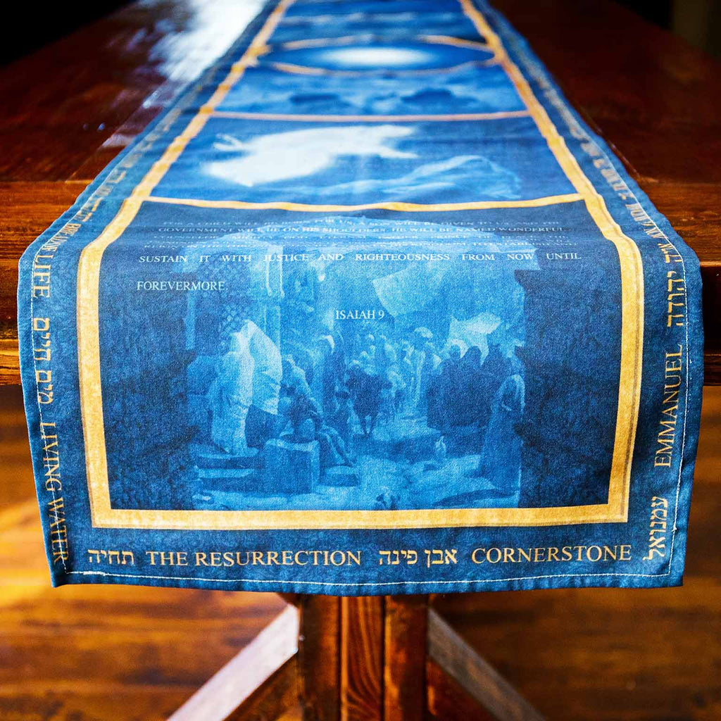 "The Birth of Messiah" - Christmas Table Runner